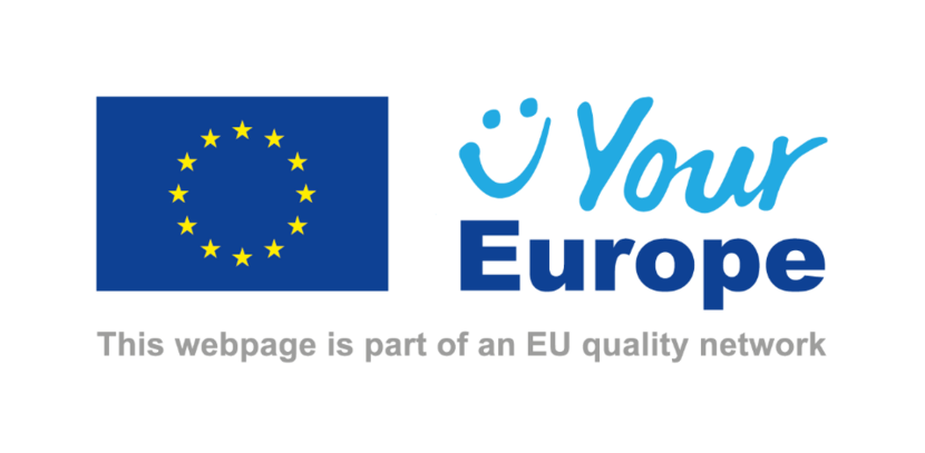 Logo of the Your Europe, the digital gateway of the European Union.