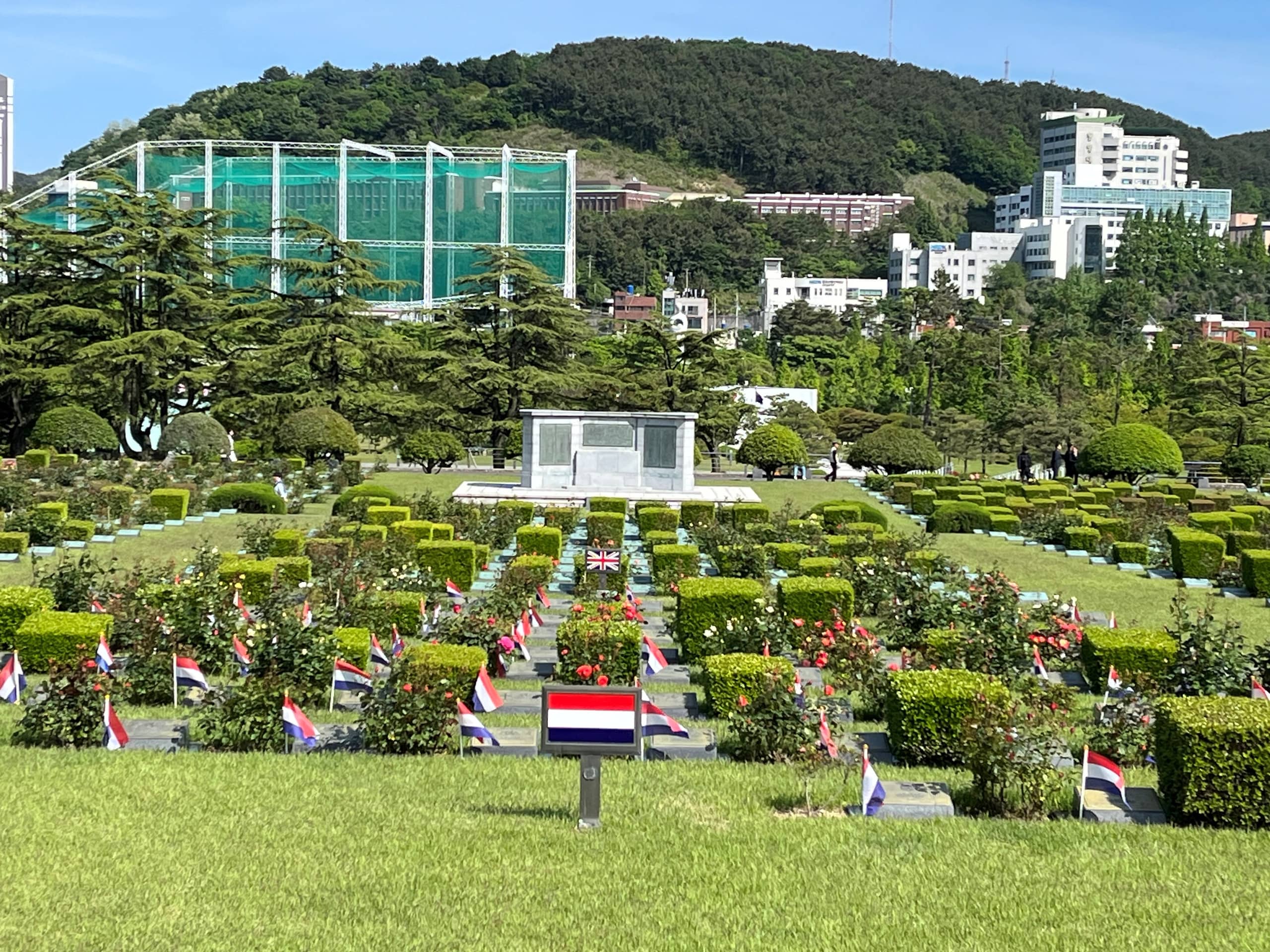 The UN Memorial Cemetery in Korea (UNMCK).