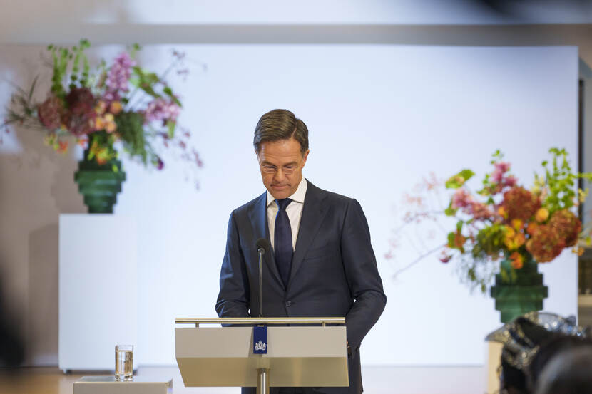 Prime Minister Mark Rutte delivers a speech about the role of the Netherlands in the history of slavery