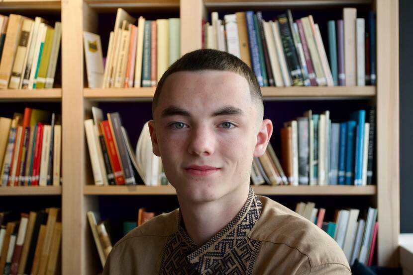 Een van de Oekraïense kinderen