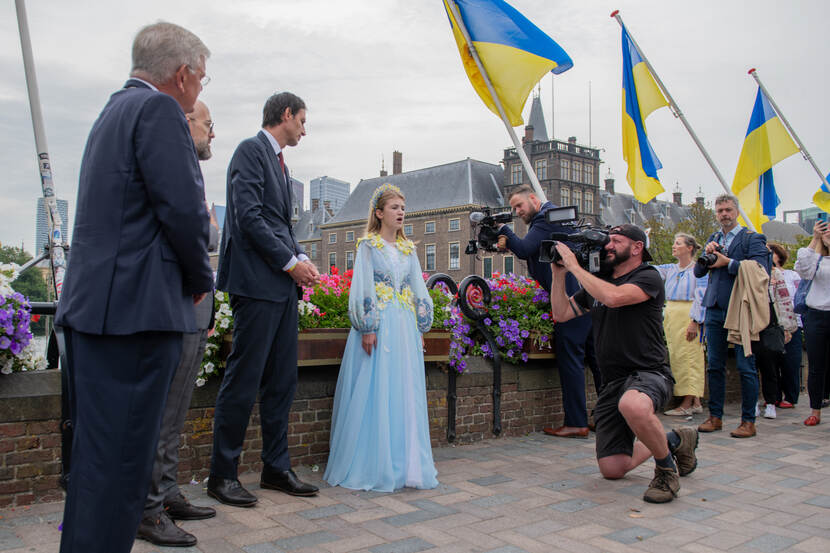 Independence Day in Ukraine: the Netherlands flies the Ukrainian flag