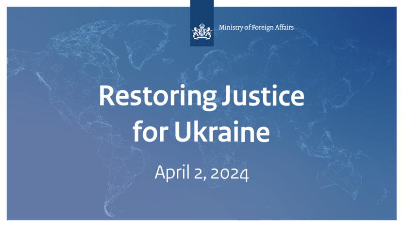 The Netherlands to co-host international conference ‘Restoring Justice for Ukraine’