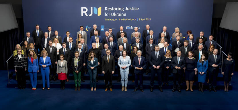 Group photo at the Restoring Justice for Ukraine Conference