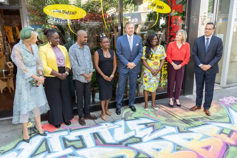 In Little Caribbean werd onder anderen 'CaribBeing' bezocht, waar veel lokale ondernemers met een Caribische achtergrond huizen.