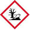 label hazardous to the aquatic environment, with fish
