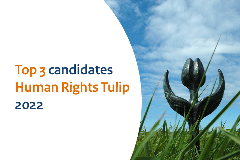 Top 3 candidates Human Rights Tulip